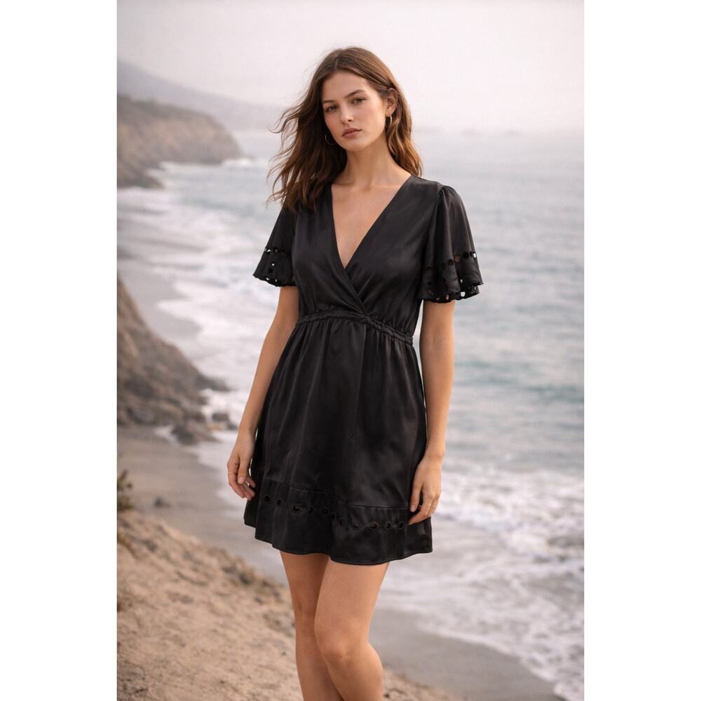 See by Chloe silk mini dress with cut out US4 (IT40)